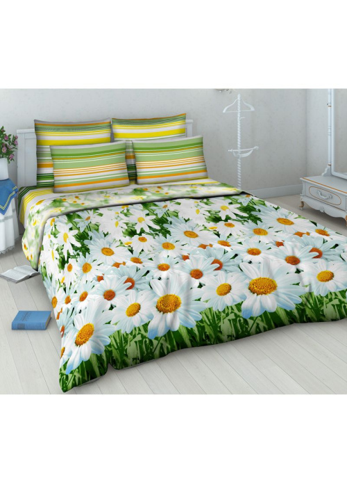 КПБ 1,5 сп бязь набивная 1 наволочка 70х70